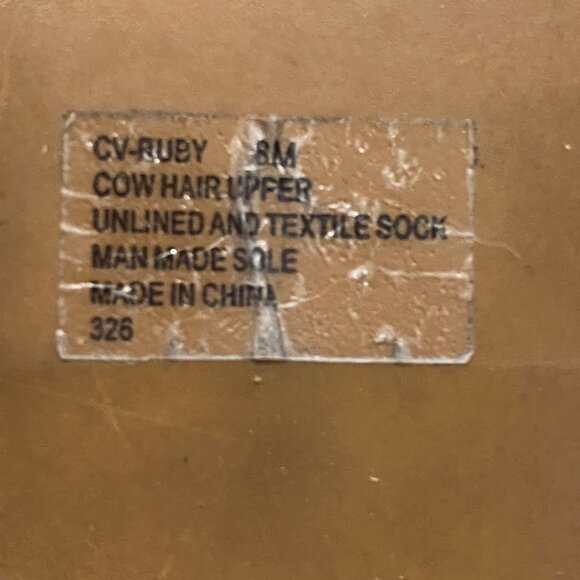 EUC~Chelsea & Violet 'Ruby' Leopard Calf Hair Ballet Flat~8 - Picture 9 of 15